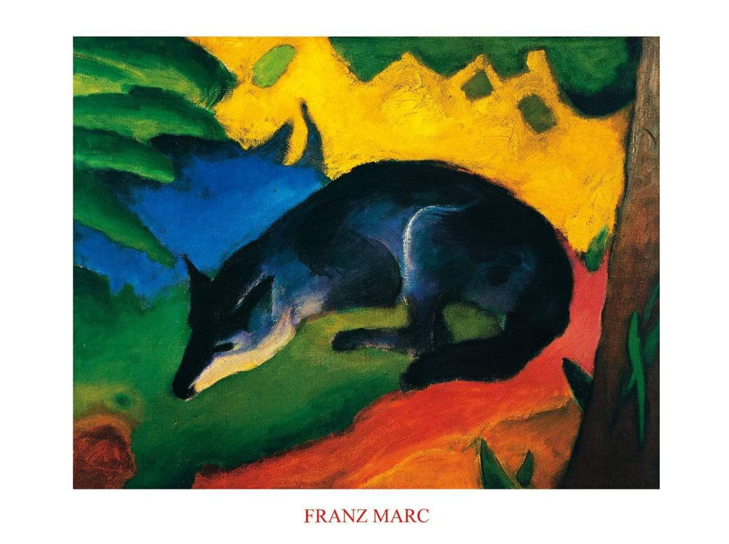 Art Print Franz Marc - Fuchs 80x60cm