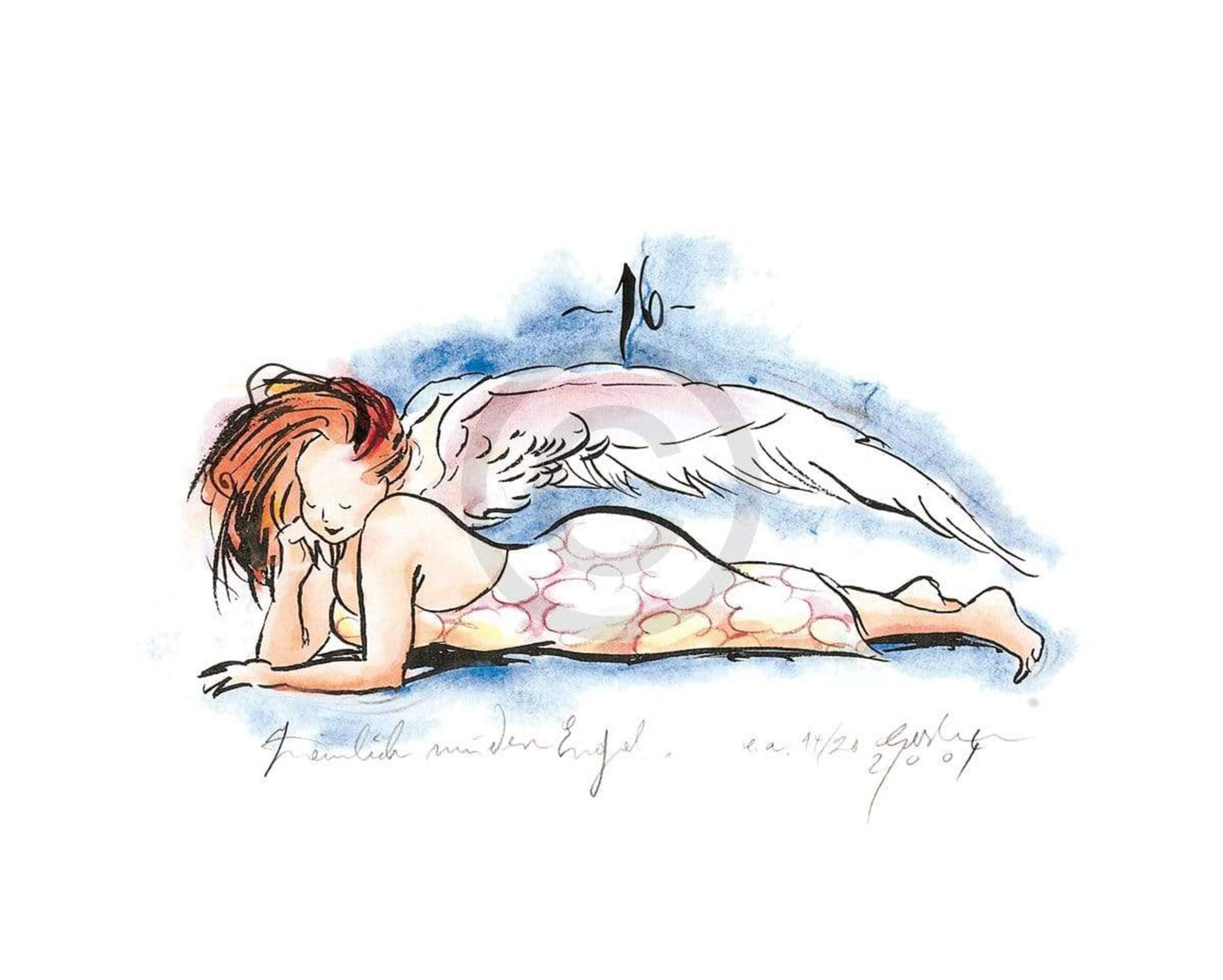Art Print Sabine Gerke - Engel Nr. 16 30x24cm