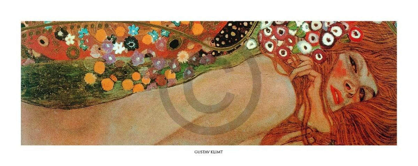 Art Print - Gustav Klimt - Acqua Mossa 50x20cm