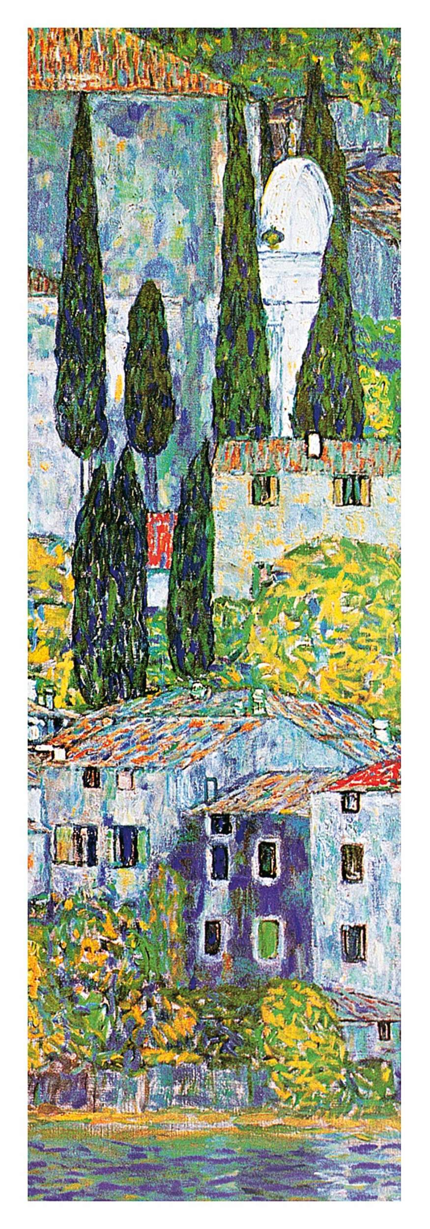 Art Print Gustav Klimt - Chiesa a cassone sul garda 35x100cm