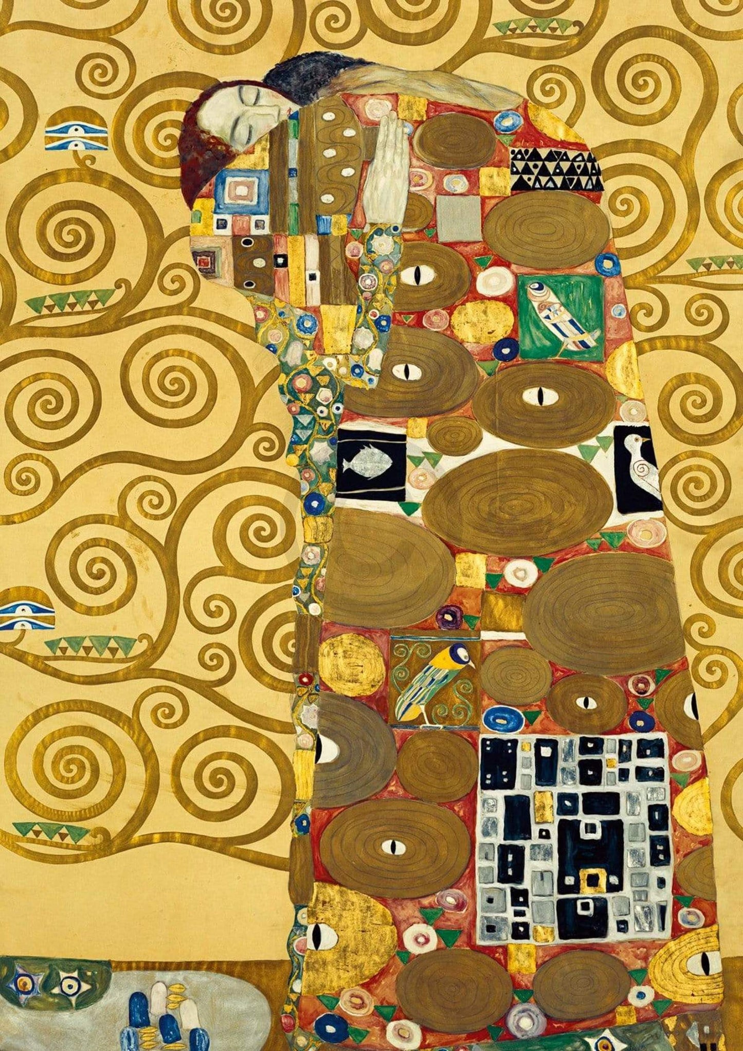 Art Print Gustav Klimt - Die Erfüllung 21x29.7cm