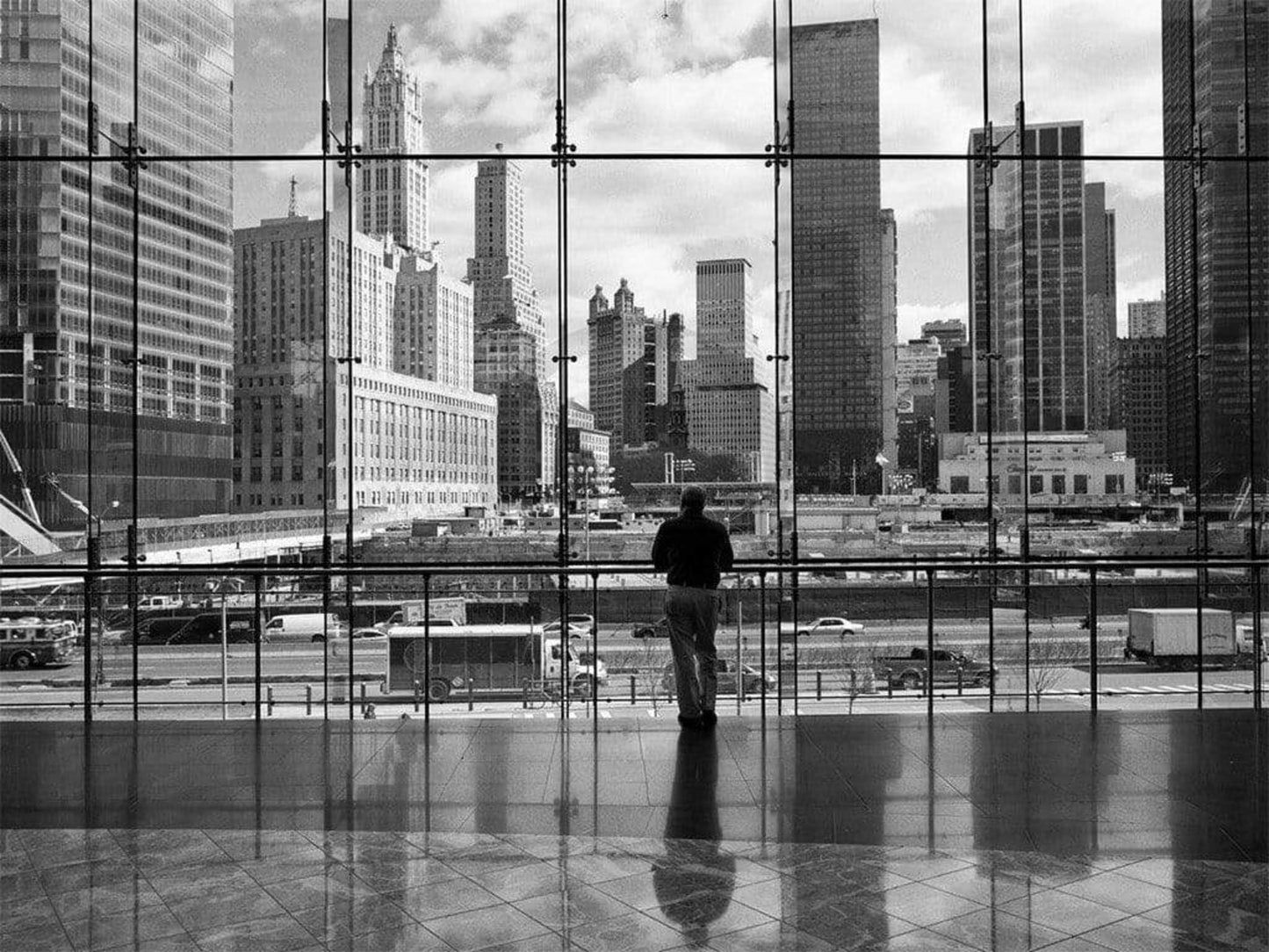 Art Print Henri Silberman - Looking at Ground Zero 80x60cm