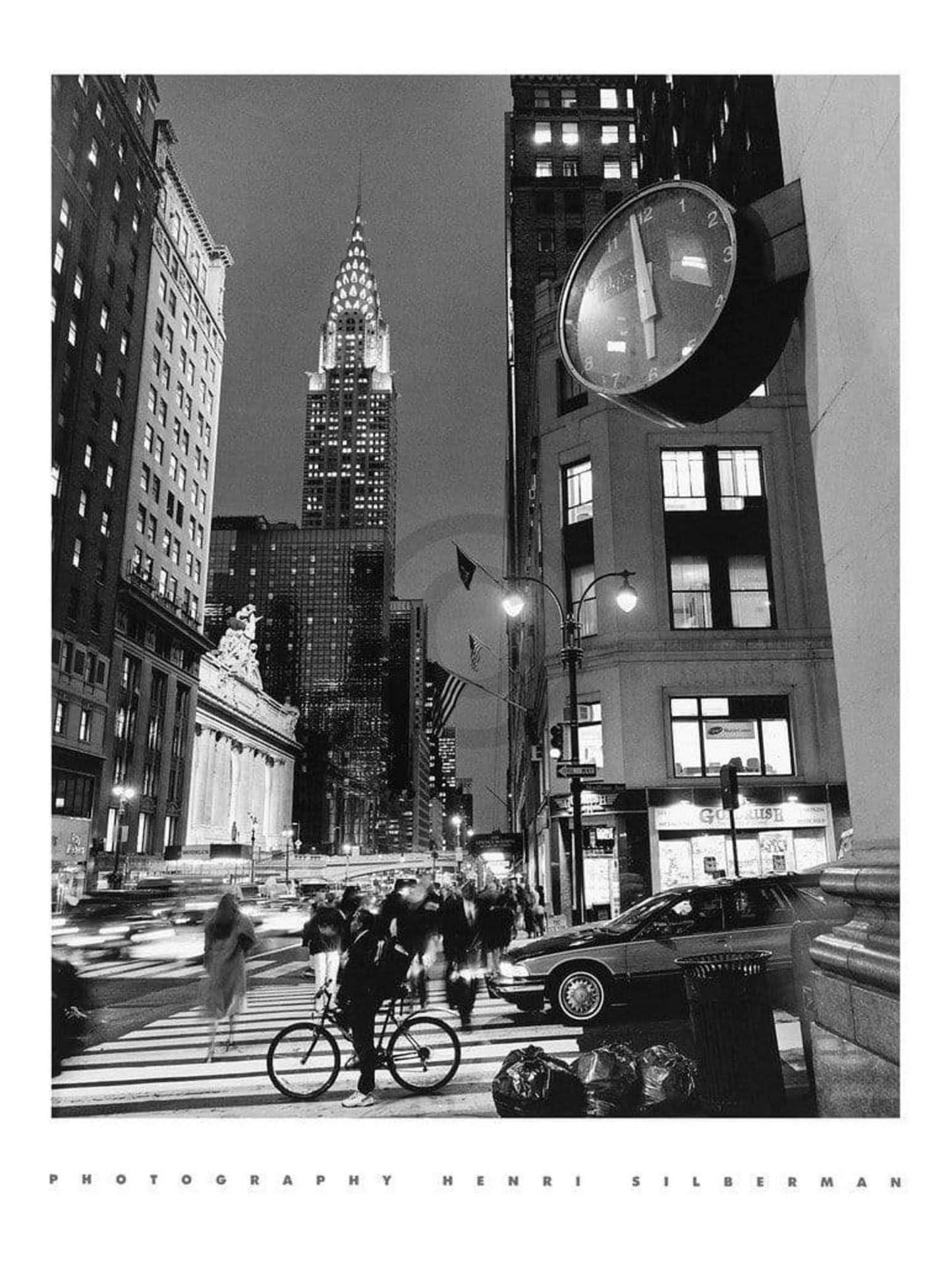 Art Print Henri Silberman - Chrysler Clock 60x80cm