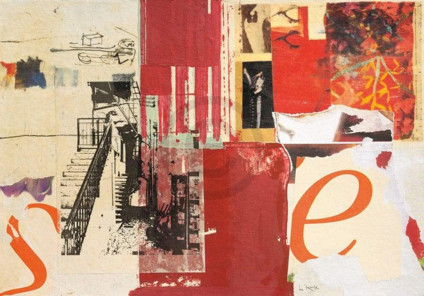 Art Print Helmut Ranftl - Teamwork I 100x70cm