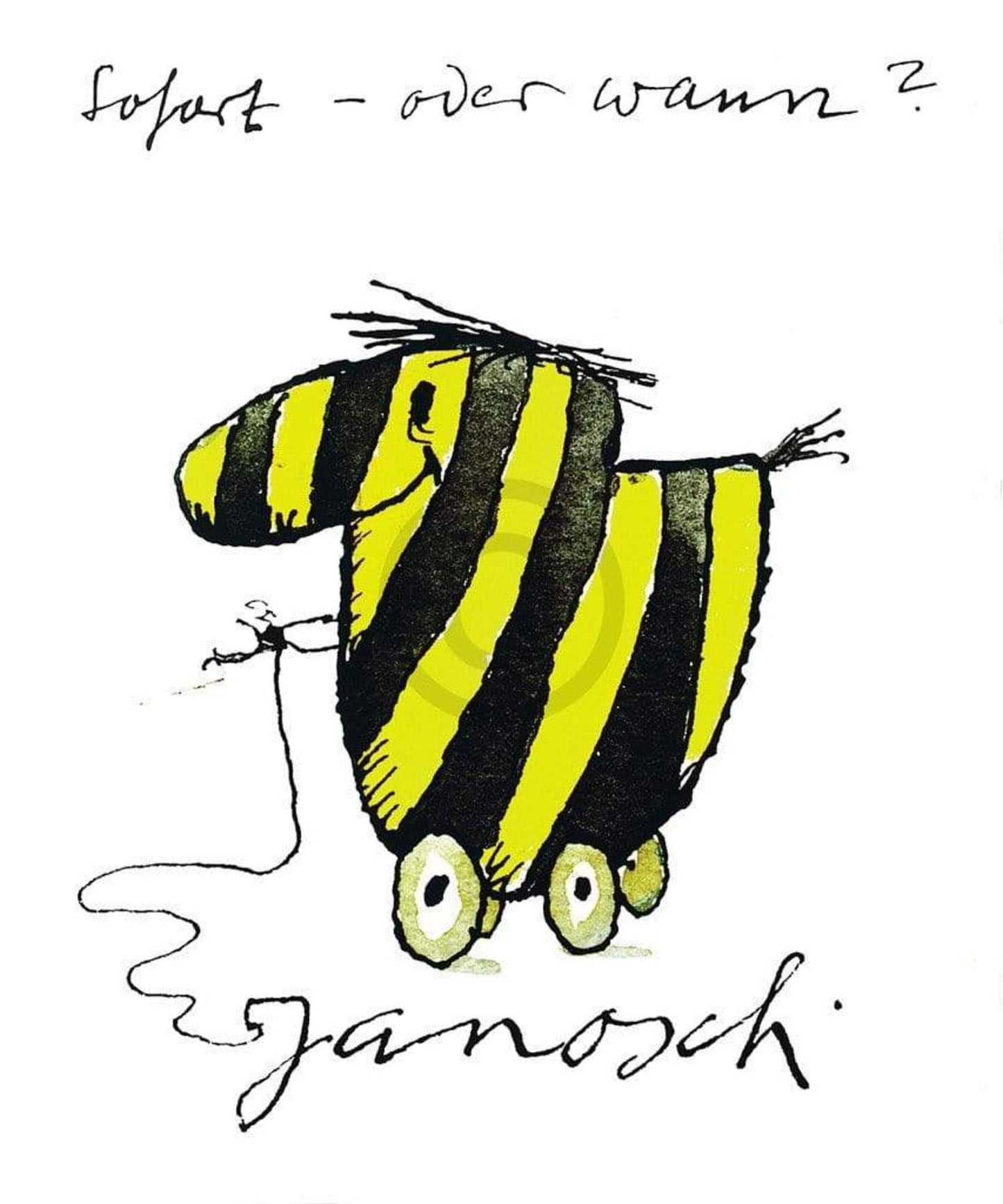 Art Print Janosch - Tigerente sofort 48x58cm