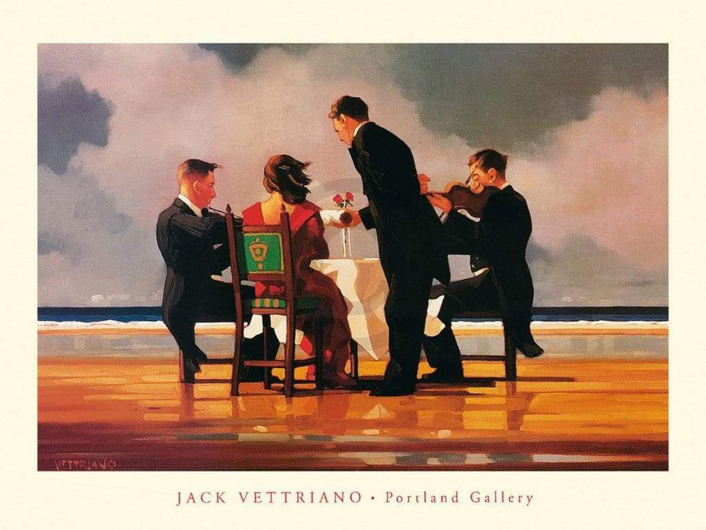 Art Print Jack Vettriano - Elegy for The Dead Admiral 80x60cm
