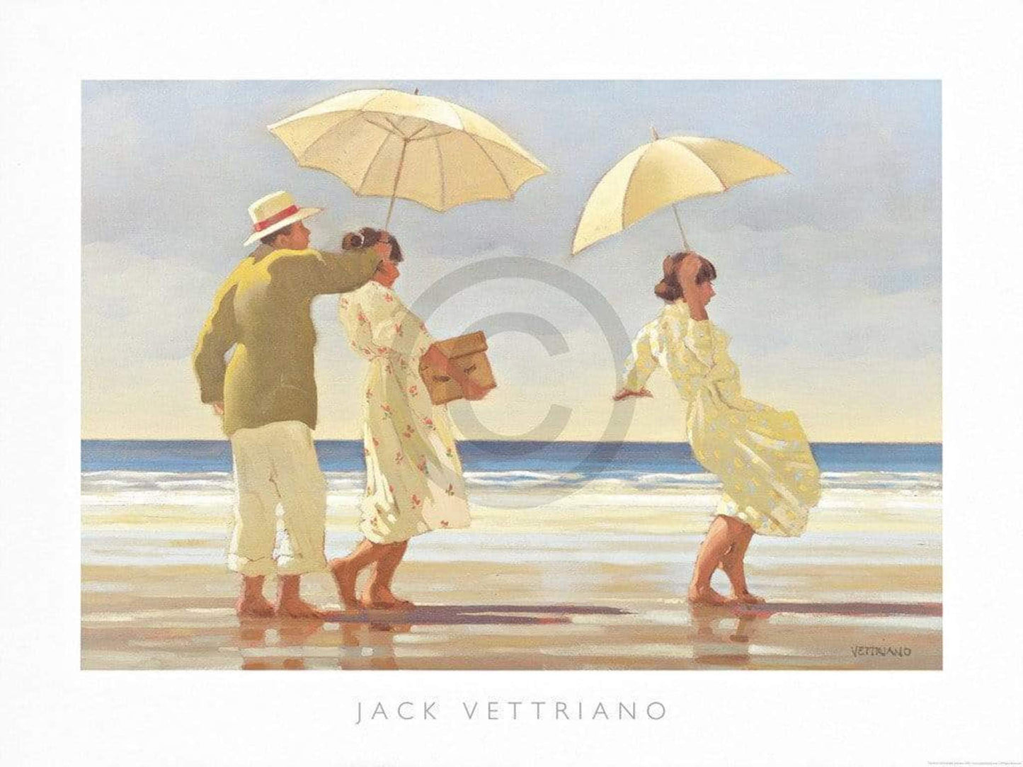 Art Print Jack Vettriano - The Picnic Party 80x60cm