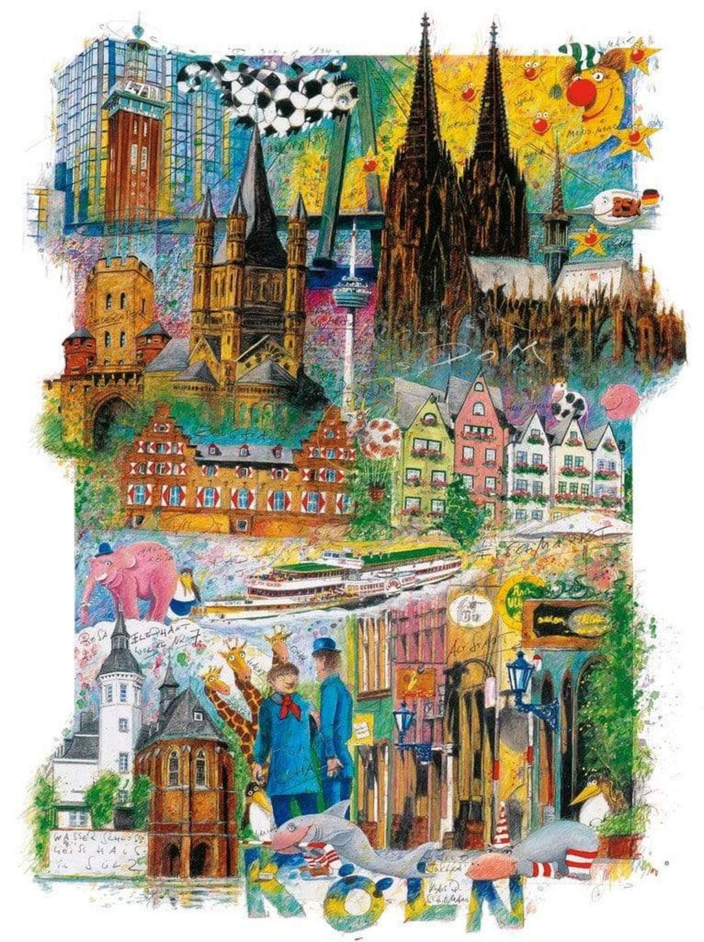 Art Print Klaus D. Schiemann - Köln 30x40cm