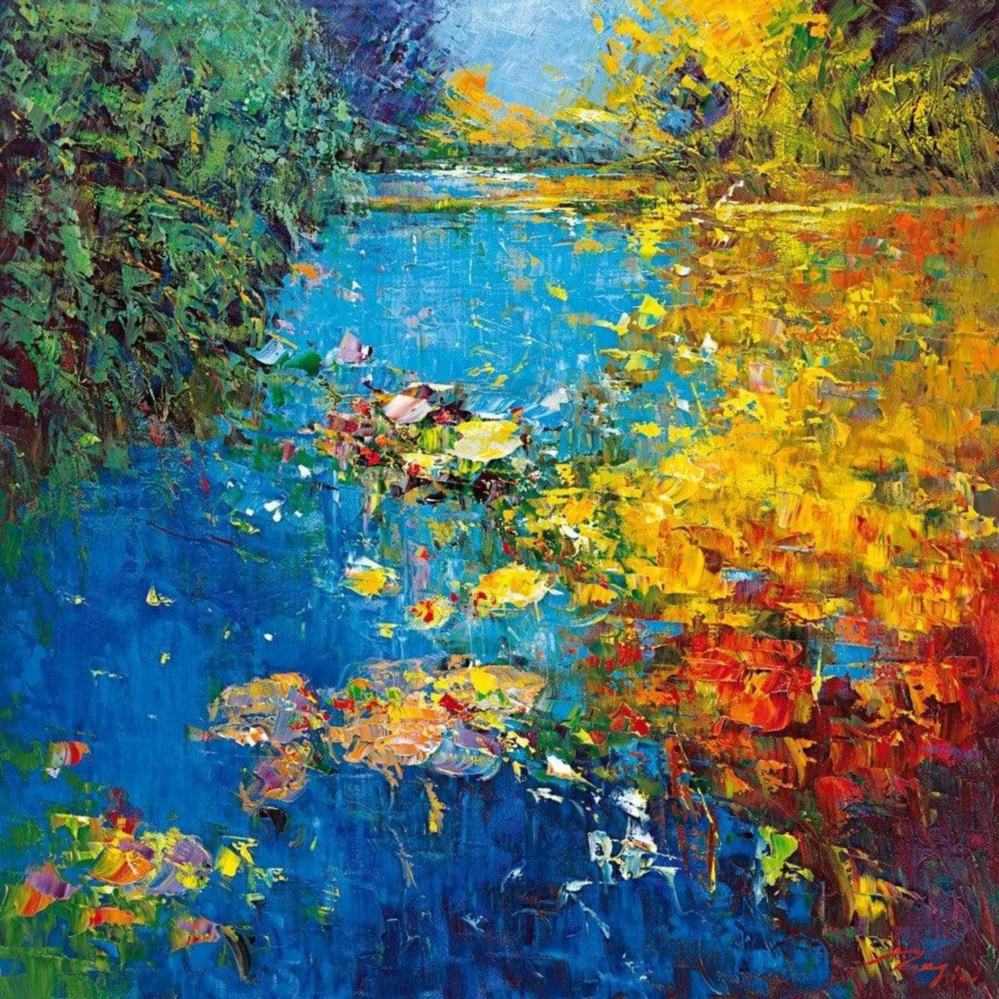 Art Print Madjid - Idyll I 98x98cm
