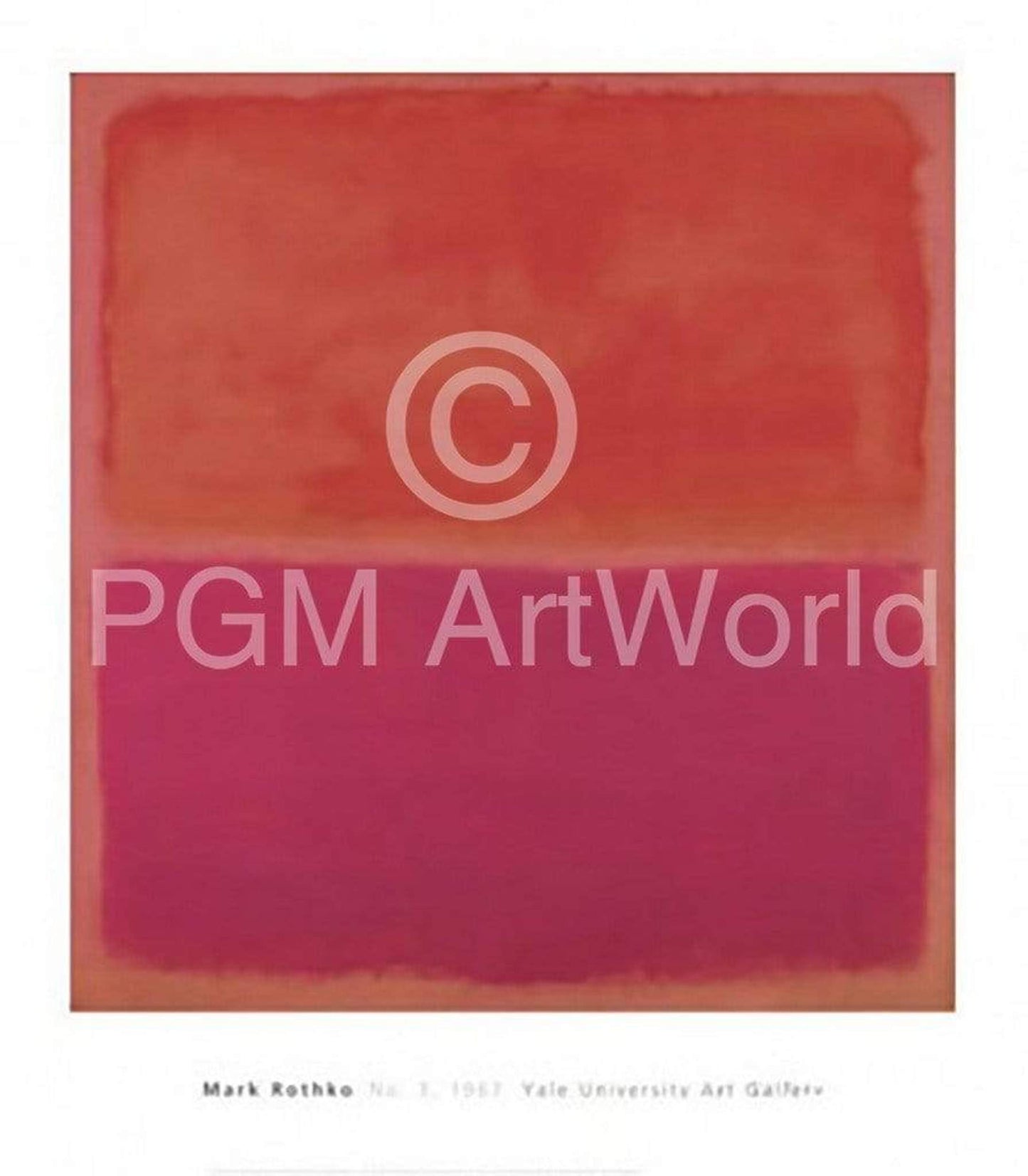 Art Print Mark Rothko - No. 3, 1967 71x81cm