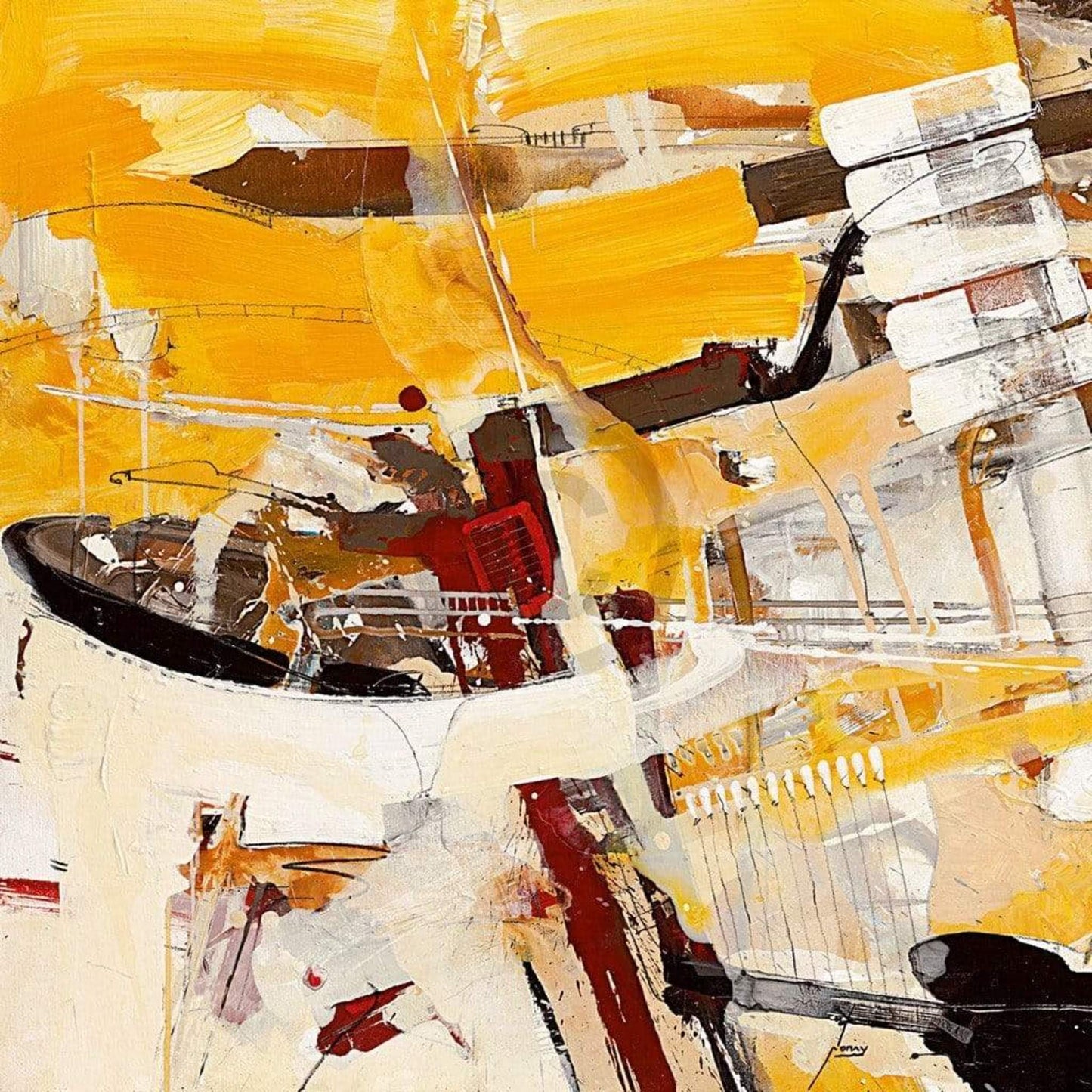 Art Print Norbert Mayer - Ein konservierter Gedanke 70x70cm