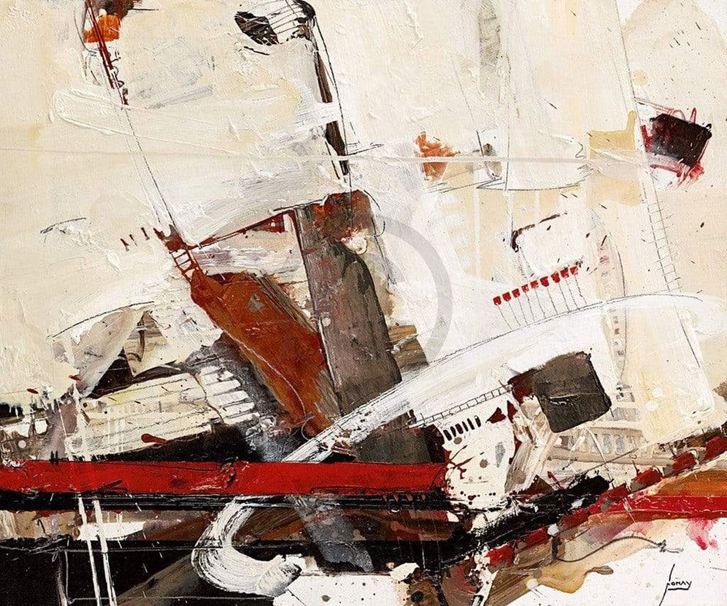 Art Print Norbert Mayer - Und treibt das Denken 60x50cm