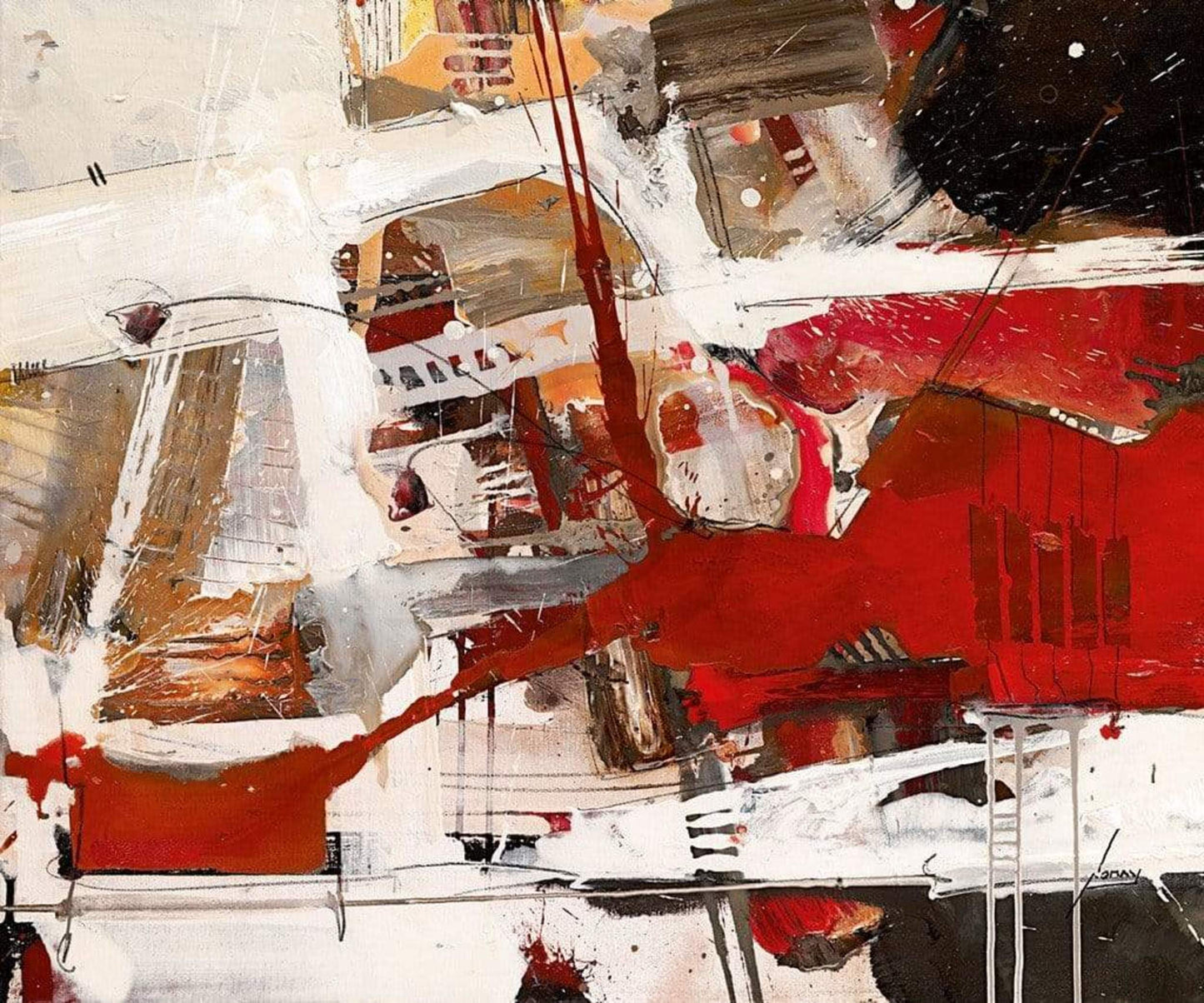 Art Print Norbert Mayer - Von der Lust ins Ich getragen 60x50cm