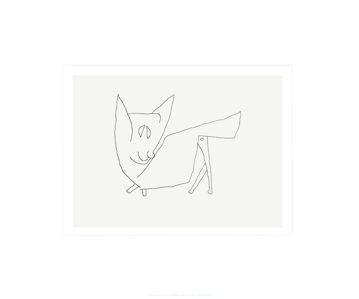 Art Print Paul Klee - Le Petit Chat 60x50cm