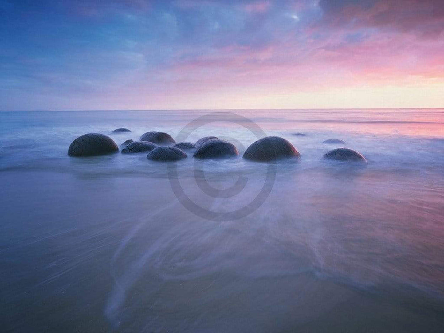 Art Print Popp-Hackner - Moeraki Boulders 80x60cm