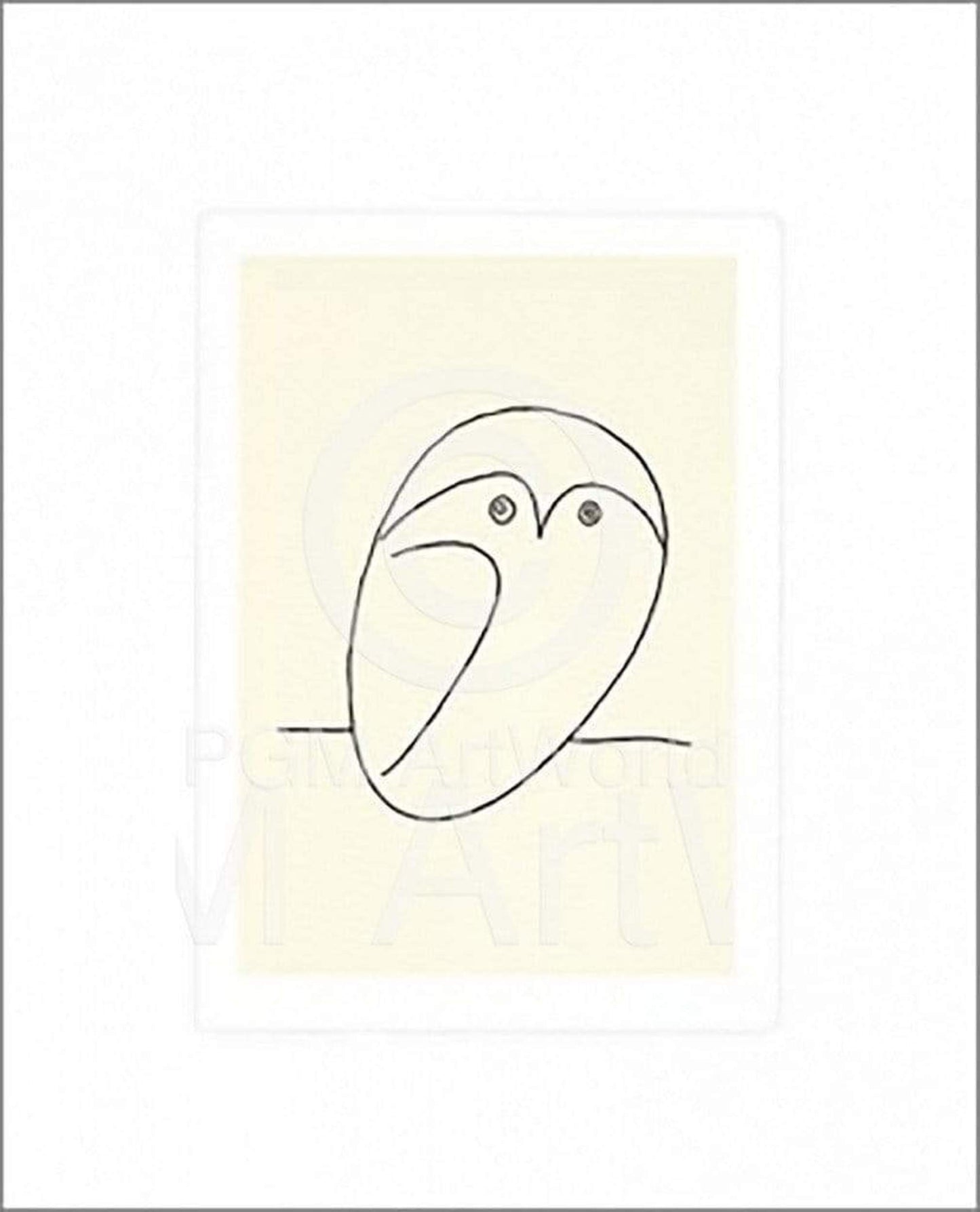 Art Print Pablo Picasso - Le Hibou 50x60cm