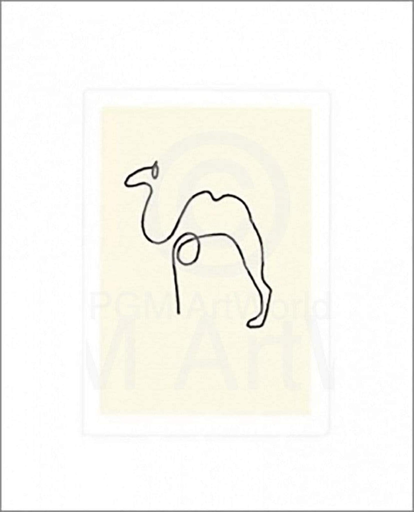 Art Print Pablo Picasso - Le Chameau 50x60cm