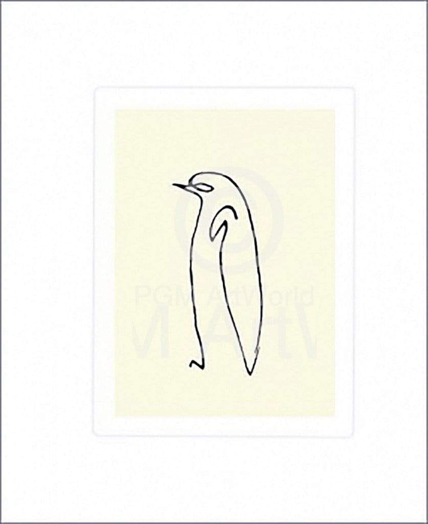Art Print Pablo Picasso - Le pingouin 50x60cm