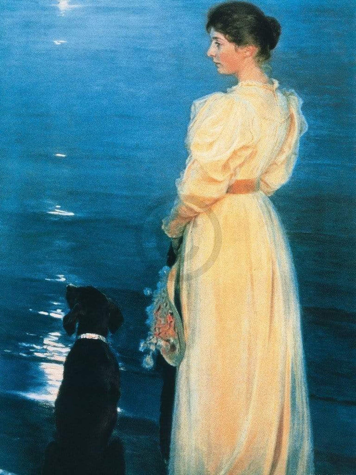 Art Print Peter Severin Krøyer - Summer evening at Skagen 60x80cm