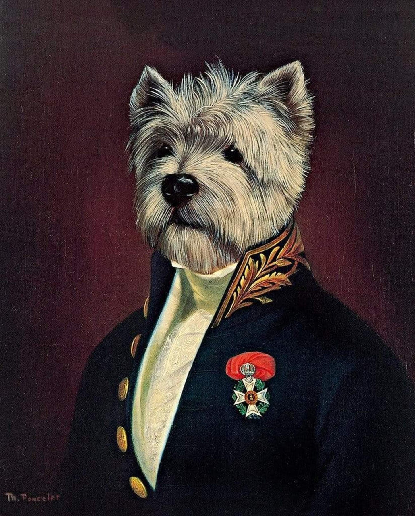 Art Print Thierry Poncelet - The Officer's Mess 28x35cm