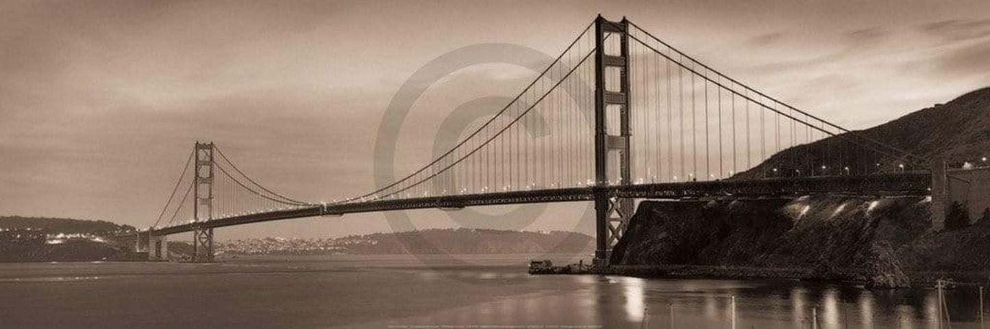 Art Print Alan Blaustein - Golden Gate Bridge II 90x30cm