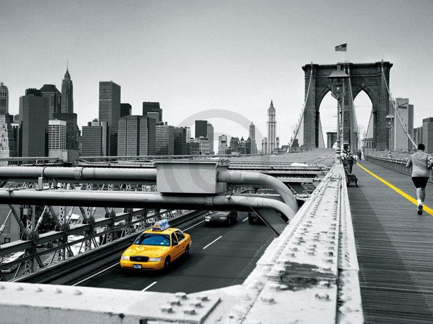 Art Print Thomas Reis - Yellow Cab 80x60cm