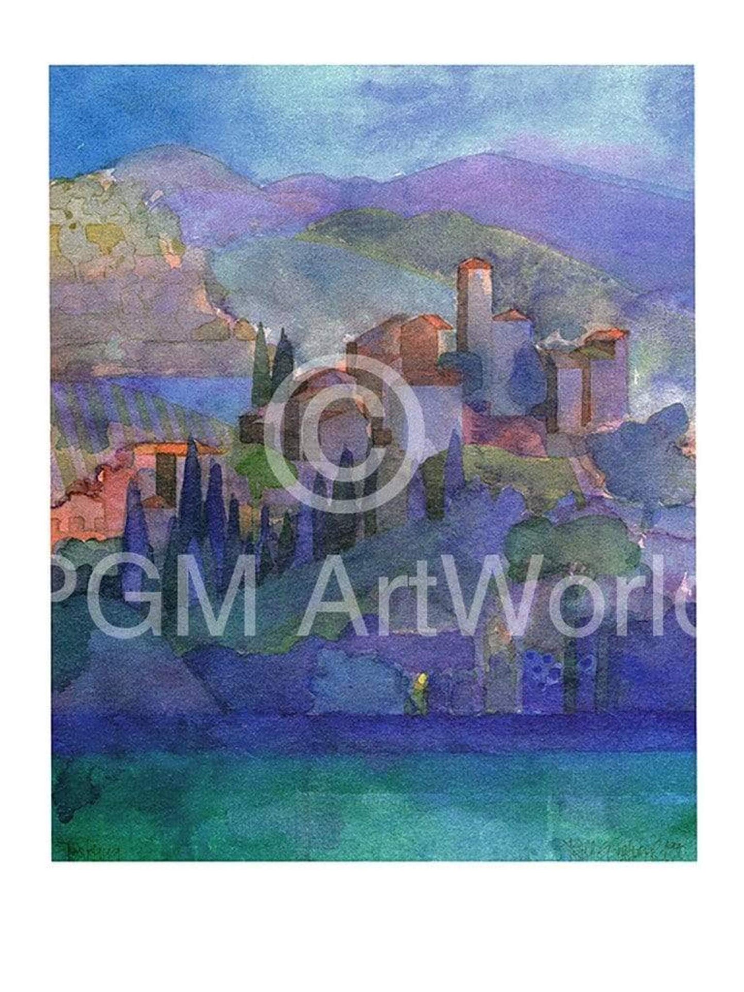 Art Print Ralf Westphal - Pietrabuona, Toskana 30x40cm