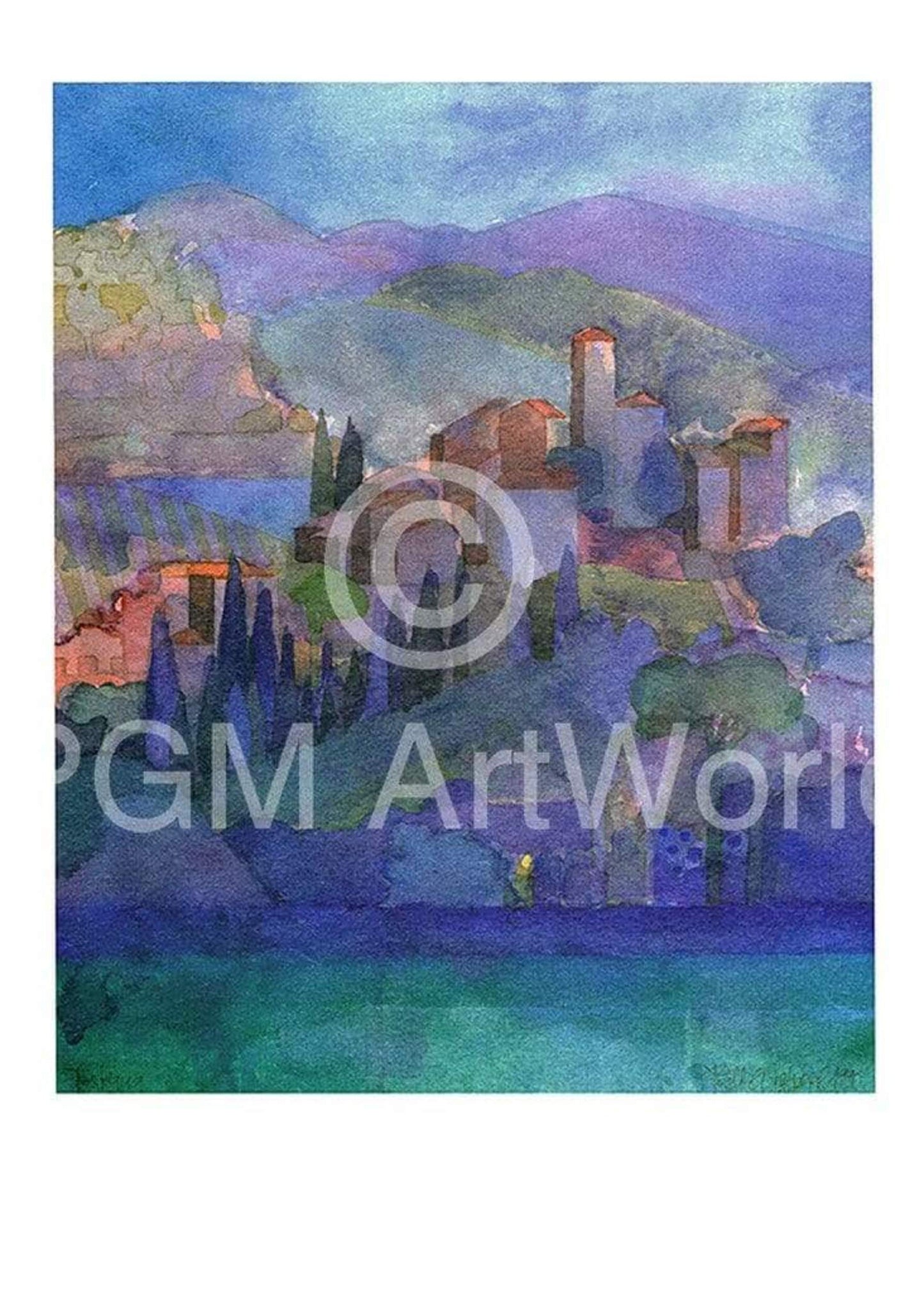 Art Print Ralf Westphal - Pietrabuona, Toskana 50x70cm