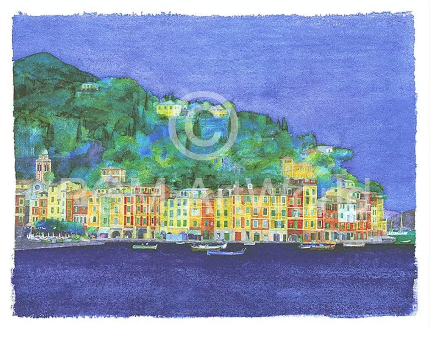 Art Print Ralf Westphal - Portofino / Ligurien 90x70cm