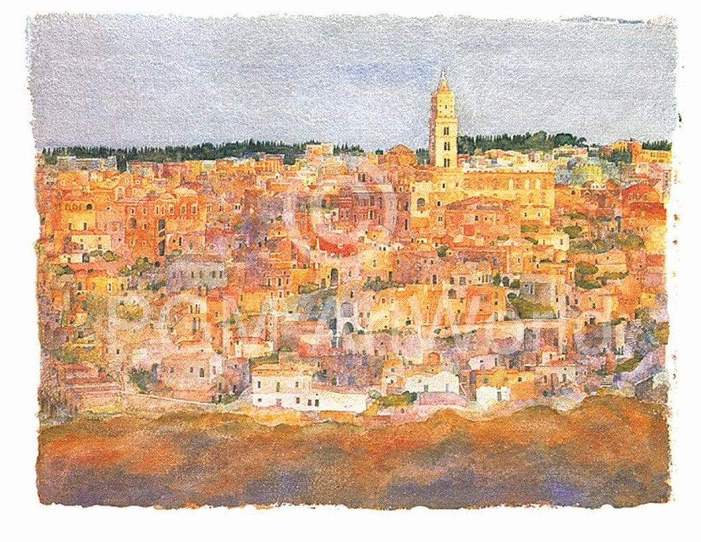 Art Print Ralf Westphal - Matera-Sassi / Basilicata 100x70cm