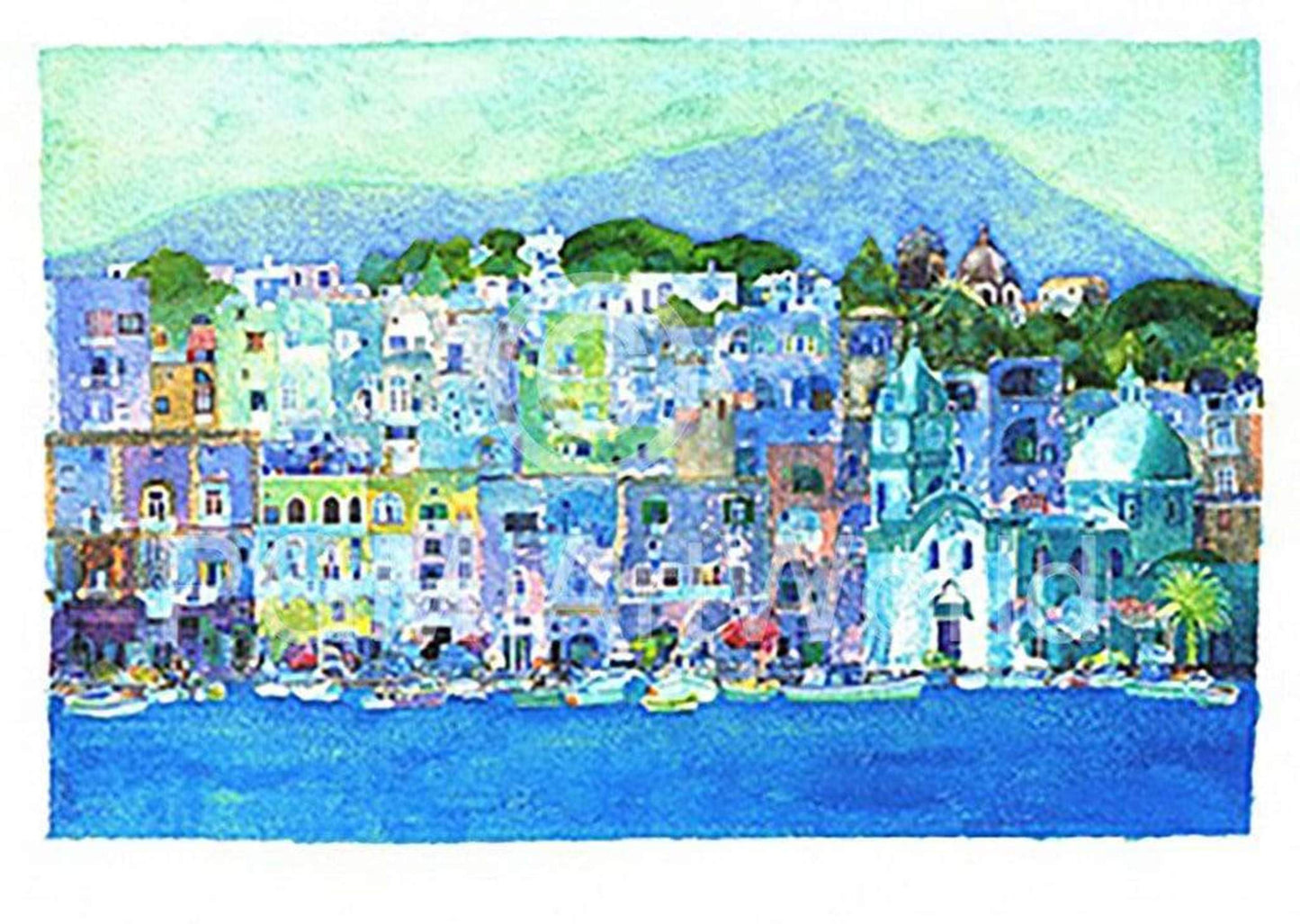 Art Print Ralf Westphal - Procida / Kampanien 100x70cm
