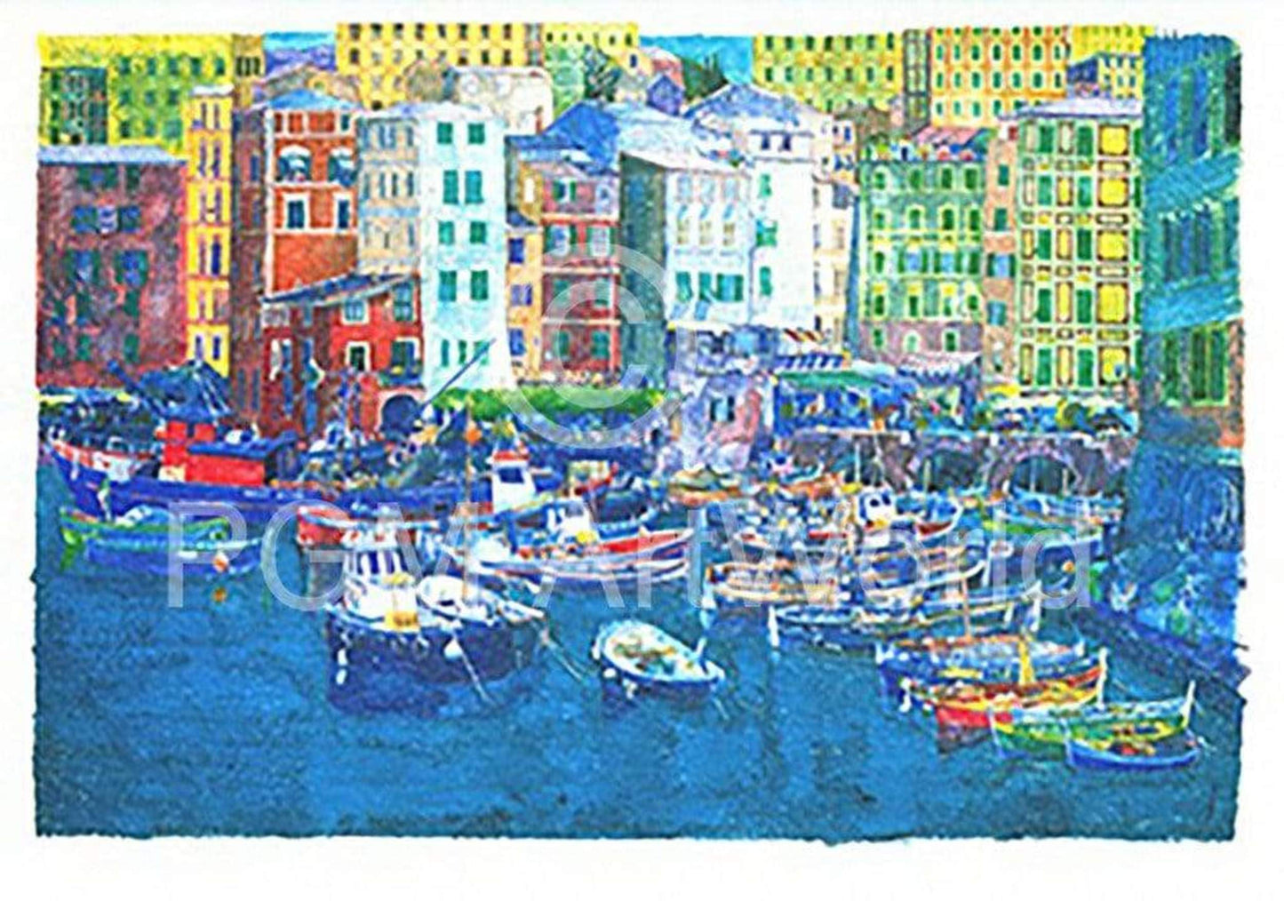 Art Print Ralf Westphal - Camogli / Levante 100x70cm