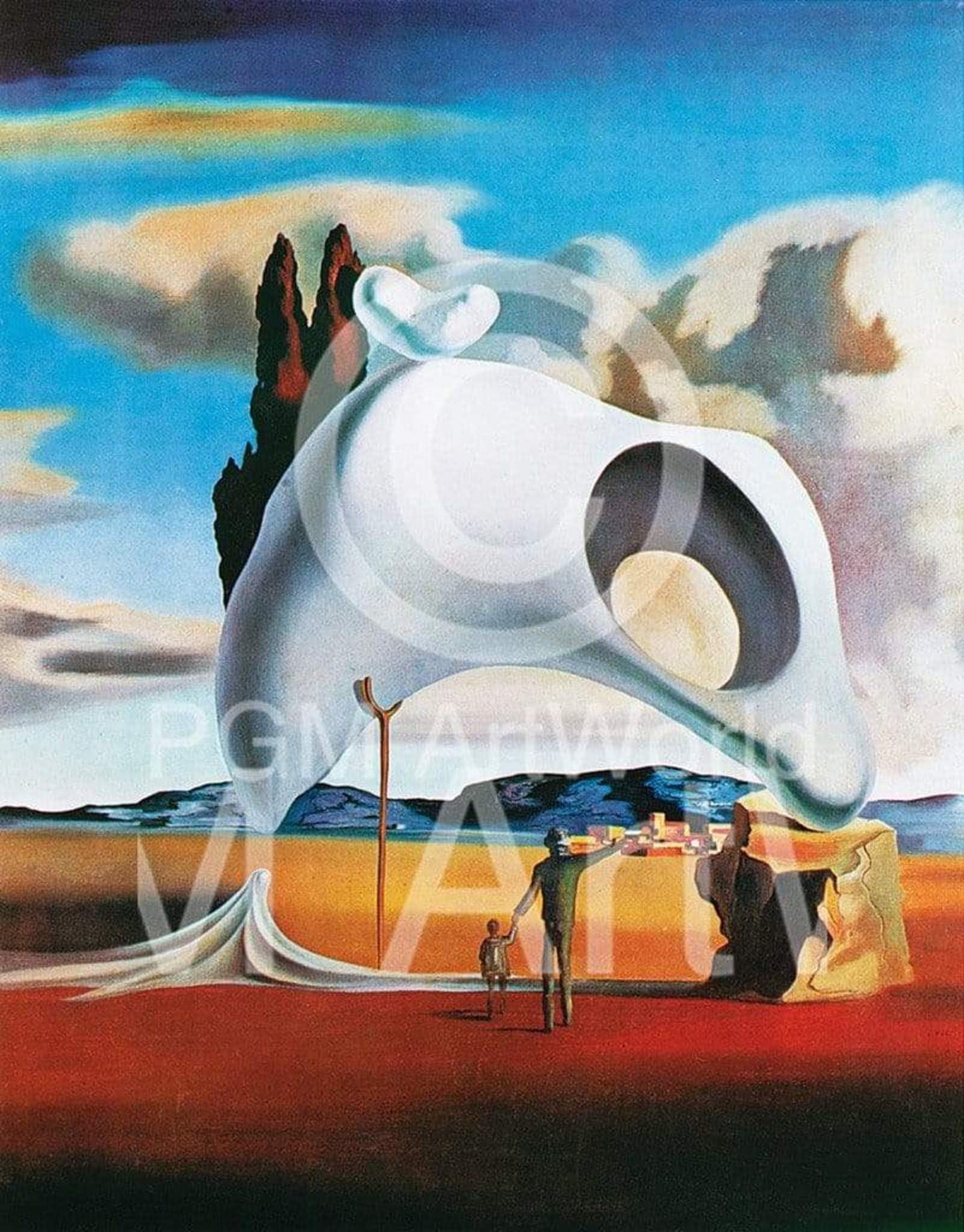 Art Print Salvador Dali - Vestiges ataviques 60x80cm