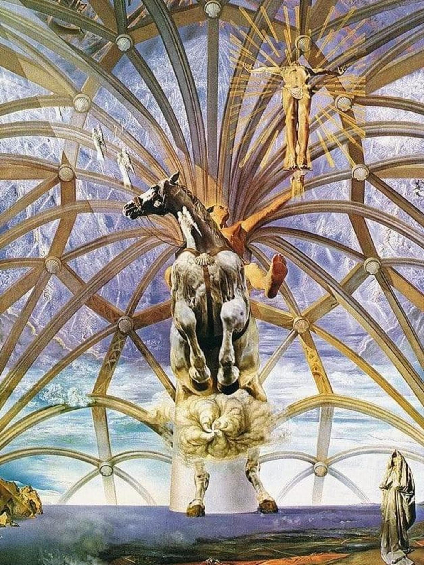 Art Print Salvador Dali - Santiago el grande 60x80cm