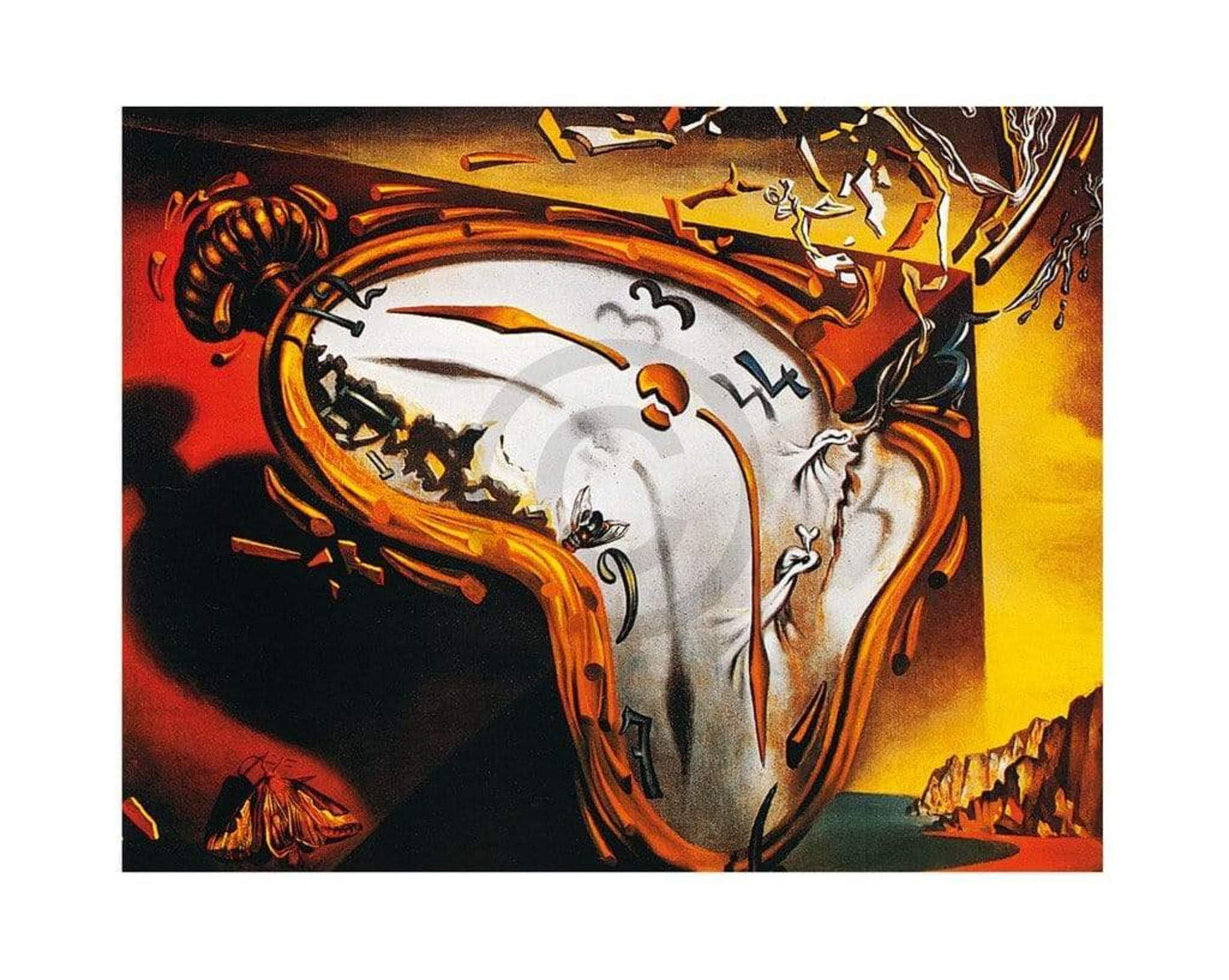 Art Print Salvador Dali - Les montres molles 50x40cm