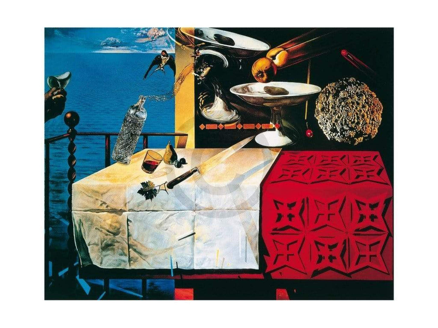 Art Print Salvador Dali - Natura morte vivente 80x60cm