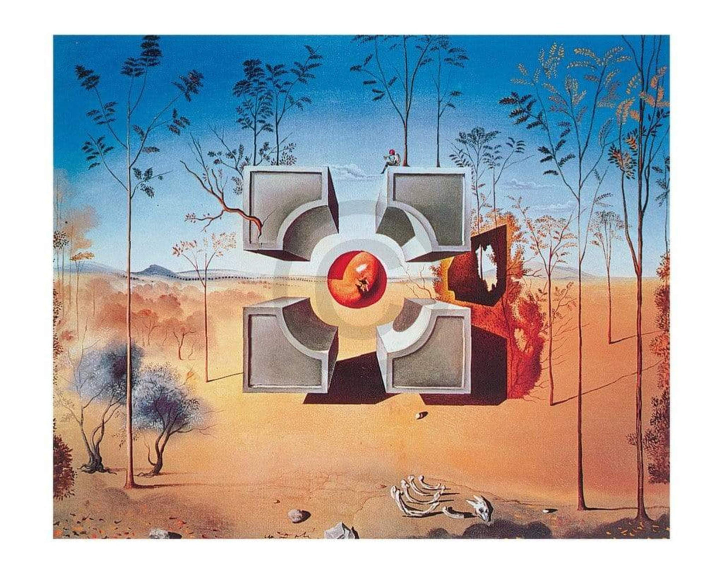 Art Print Salvador Dali - Sans titre 50x40cm