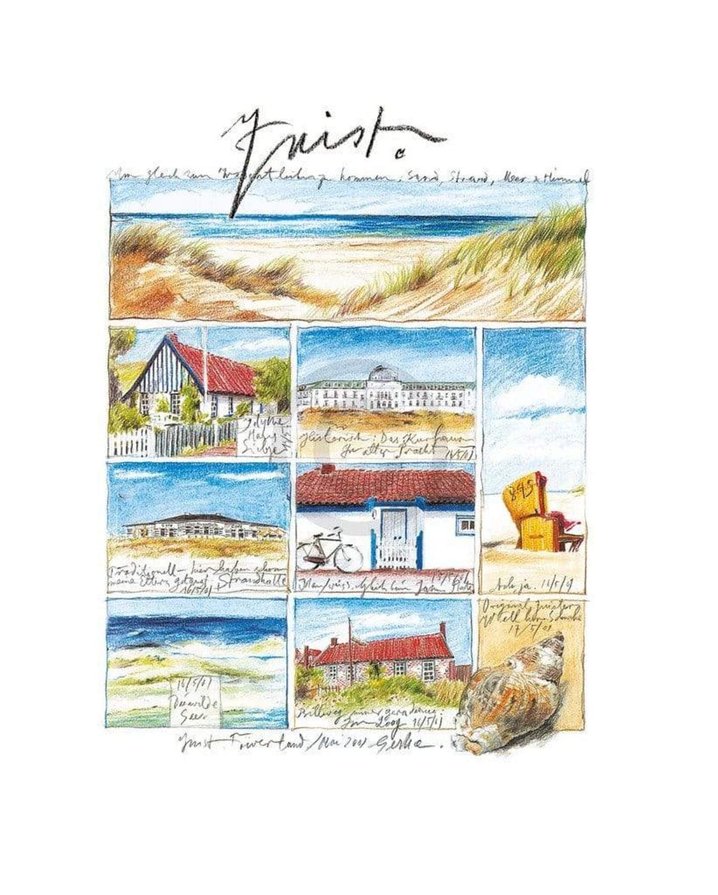 Art Print Sabine Gerke - Juist 40x50cm