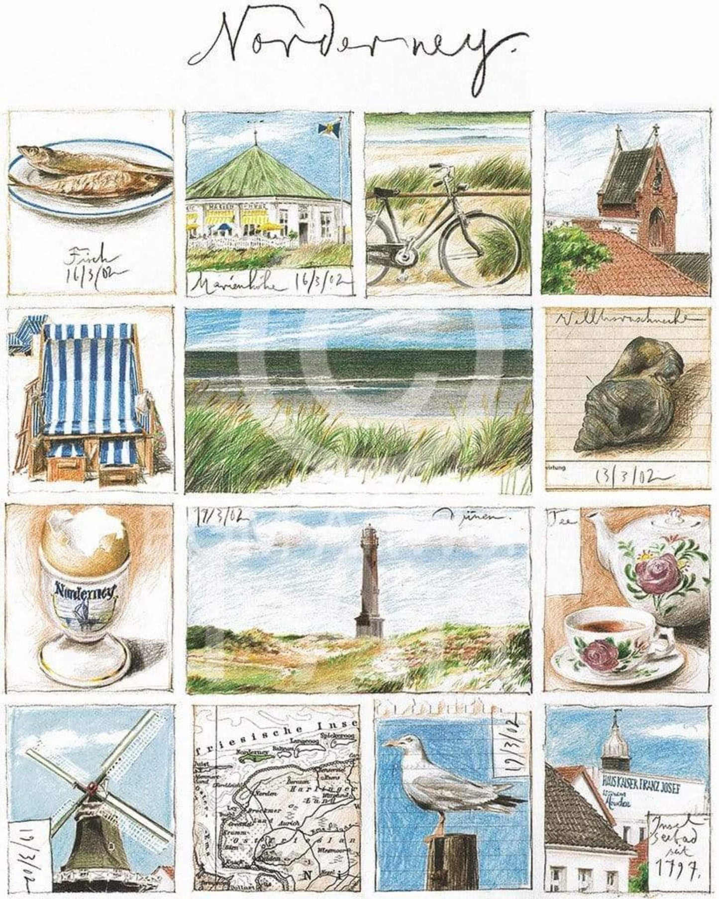 Art Print Sabine Gerke - Norderney 40x50cm