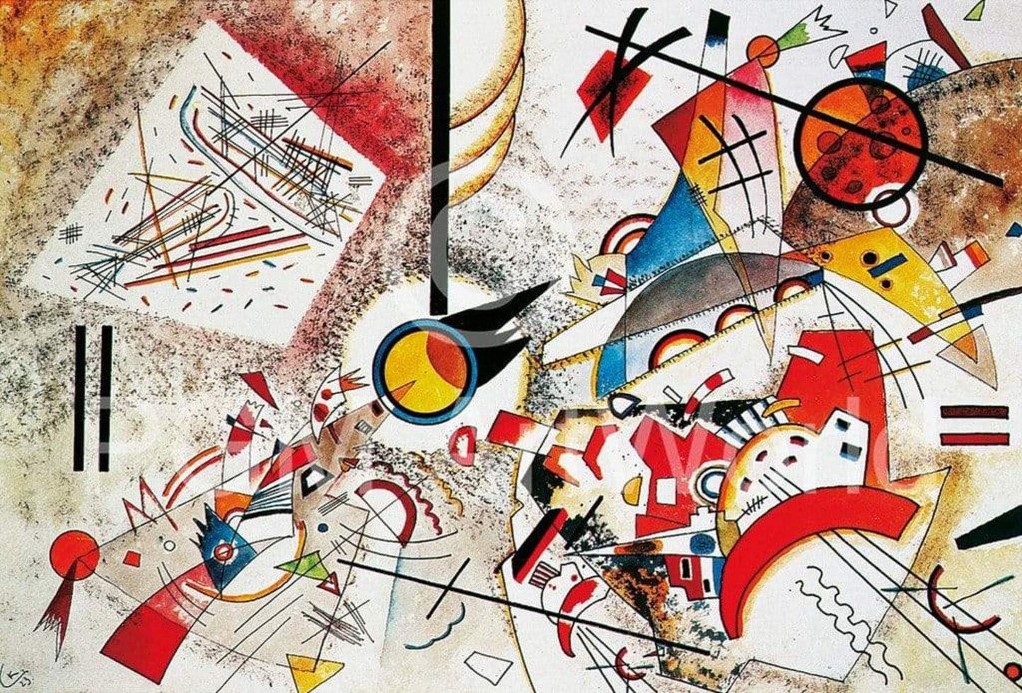 Art Print Wassily Kandinsky - Sans titre 100x70cm