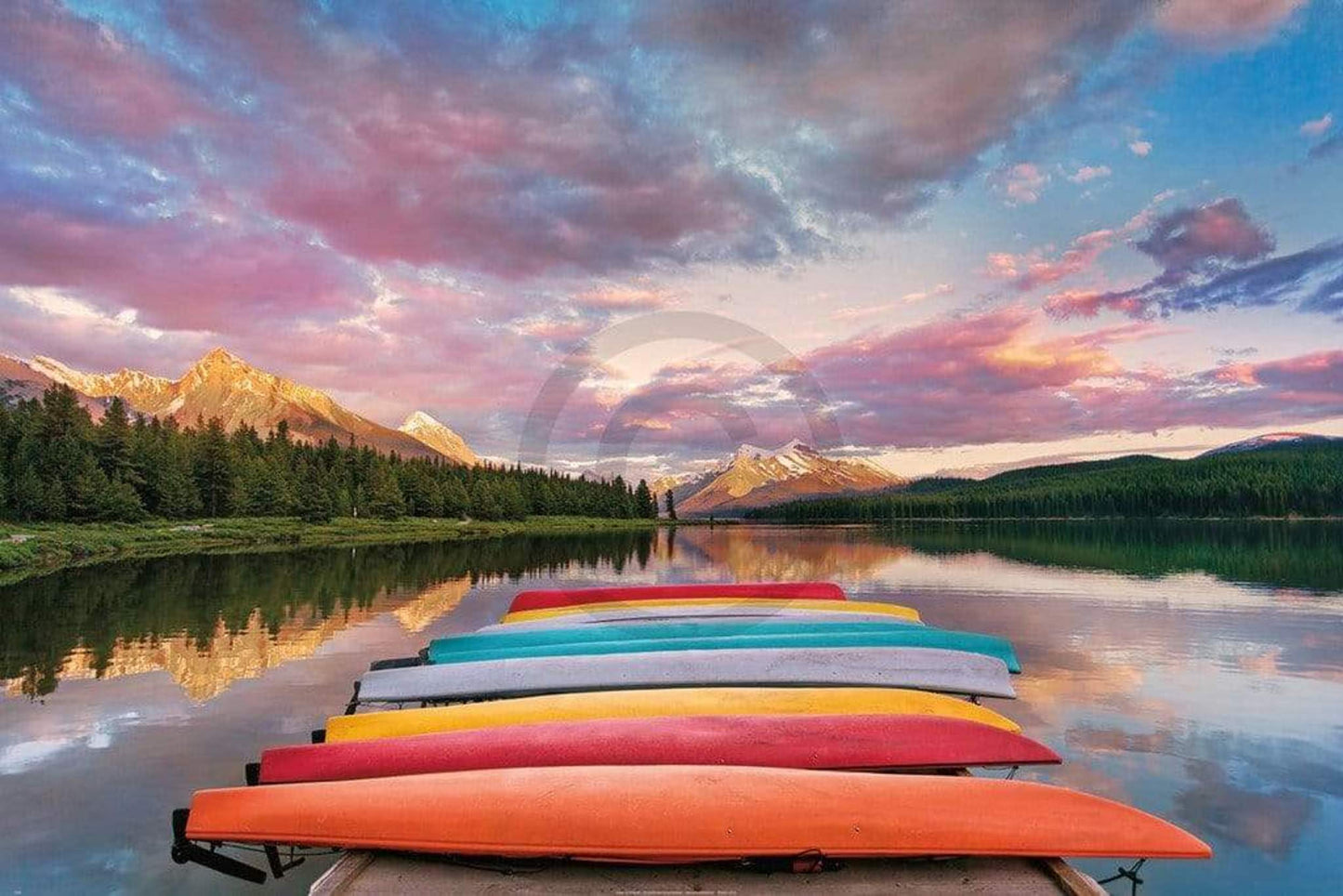 Art Print Hu Yiming - Kayaks 91x61cm