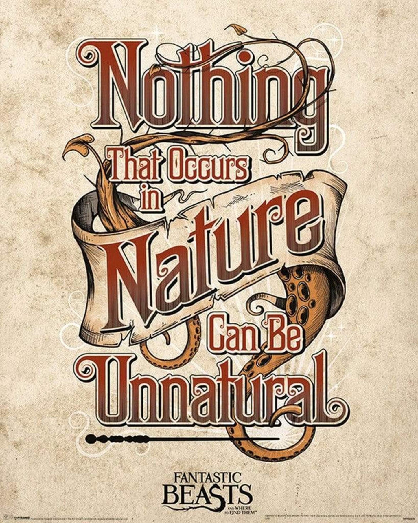 Poster Fantastic Beasts Unnatural 40x50cm