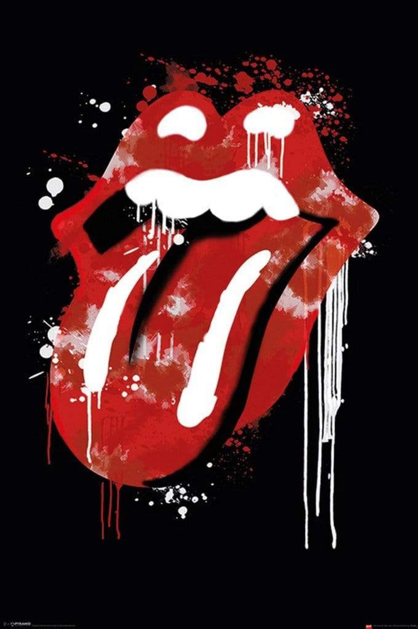 Poster The Rolling Stones Graffiti Lips 61x91,5cm