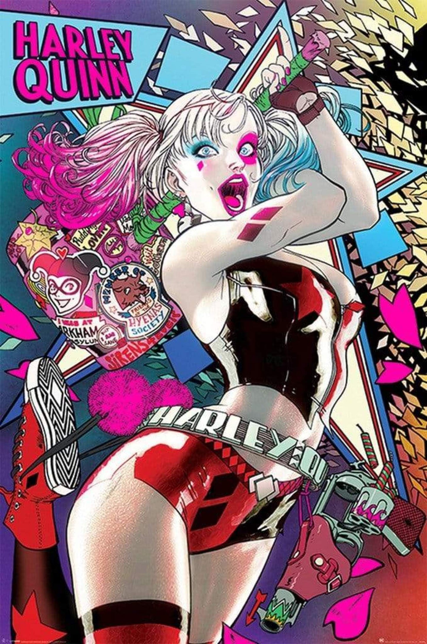 Poster Batman Harley Quinn Neon 61x91,5cm