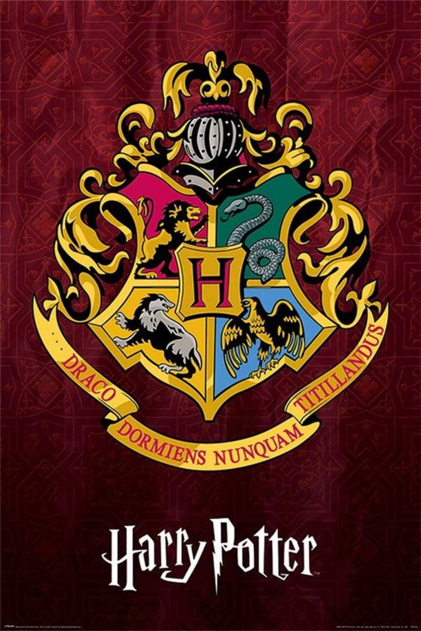 Poster Harry Potter Hogwarts School Crest 61x91,5cm