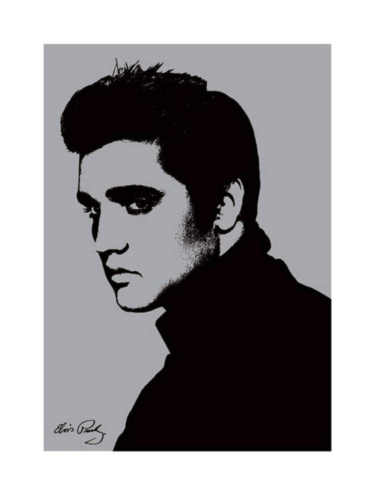 Art Print Elvis Presley Metallic 60x80cm