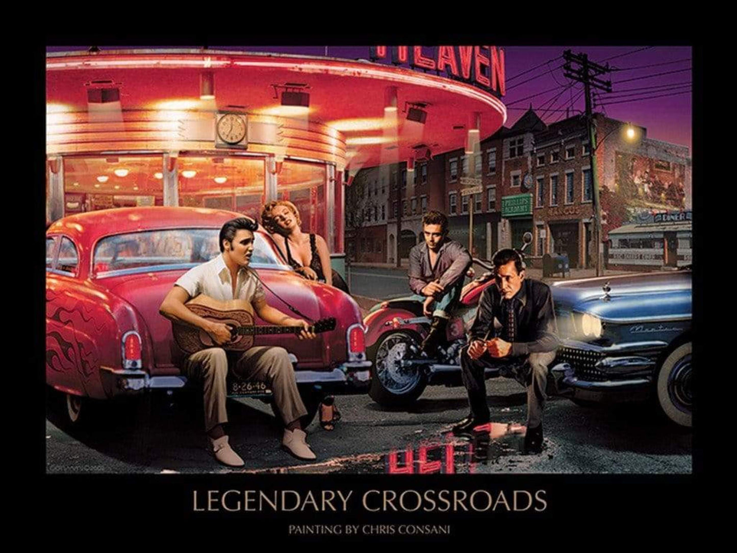 Art Print Chris Consani - Legendary Crossroads 80x60cm