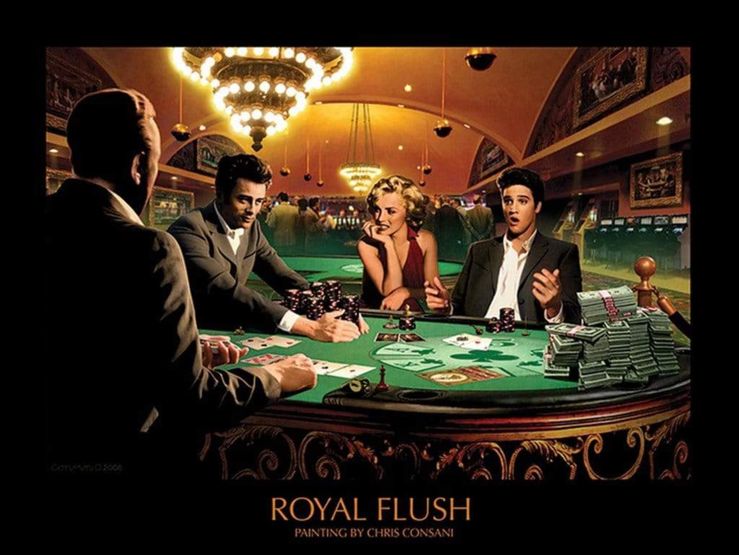 Art Print Chris Consani - Royal Flush 80x60cm