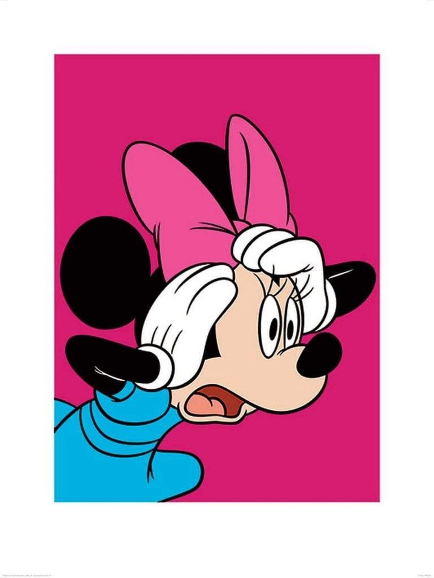 Art Print Minnie Mouse Shocked 60x80cm