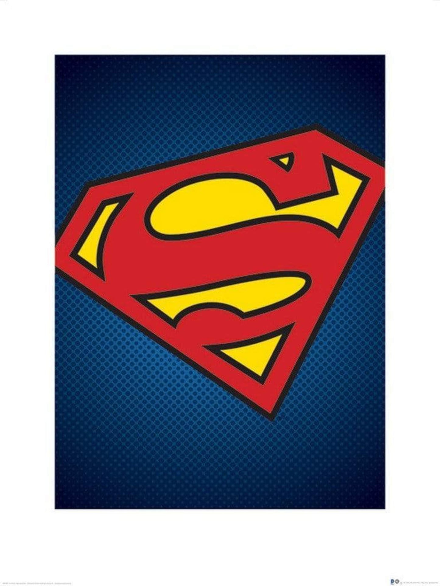 Art Print DC Comics Superman Symbol 60x80cm